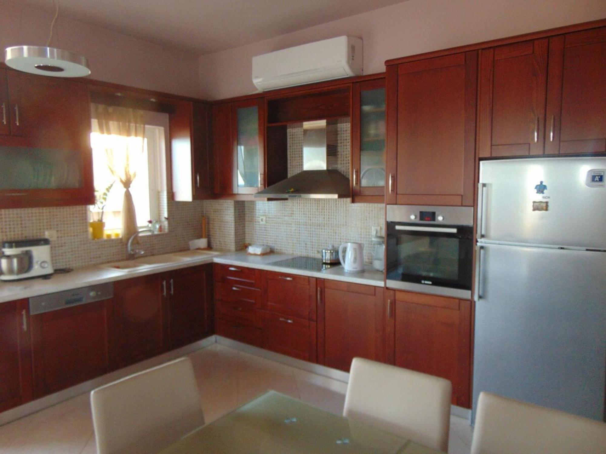 Comfy Beachfront Litinas Casa With Seaview 干尼亞 外观 照片