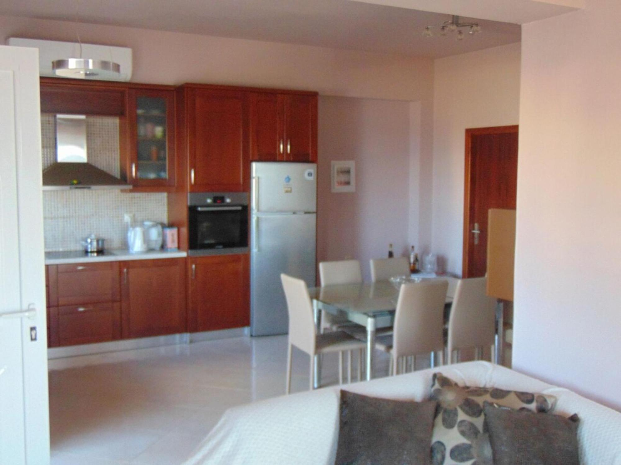 Comfy Beachfront Litinas Casa With Seaview 干尼亞 外观 照片