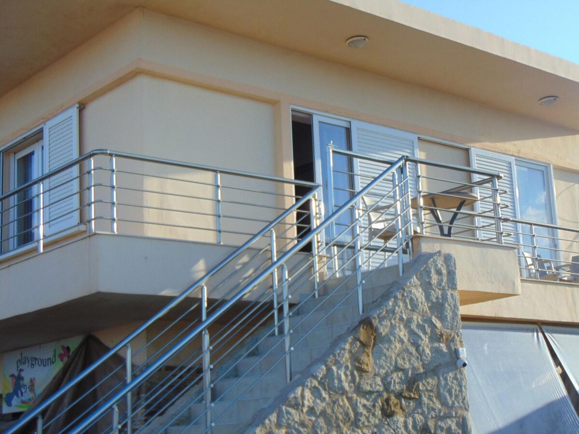 Comfy Beachfront Litinas Casa With Seaview 干尼亞 外观 照片