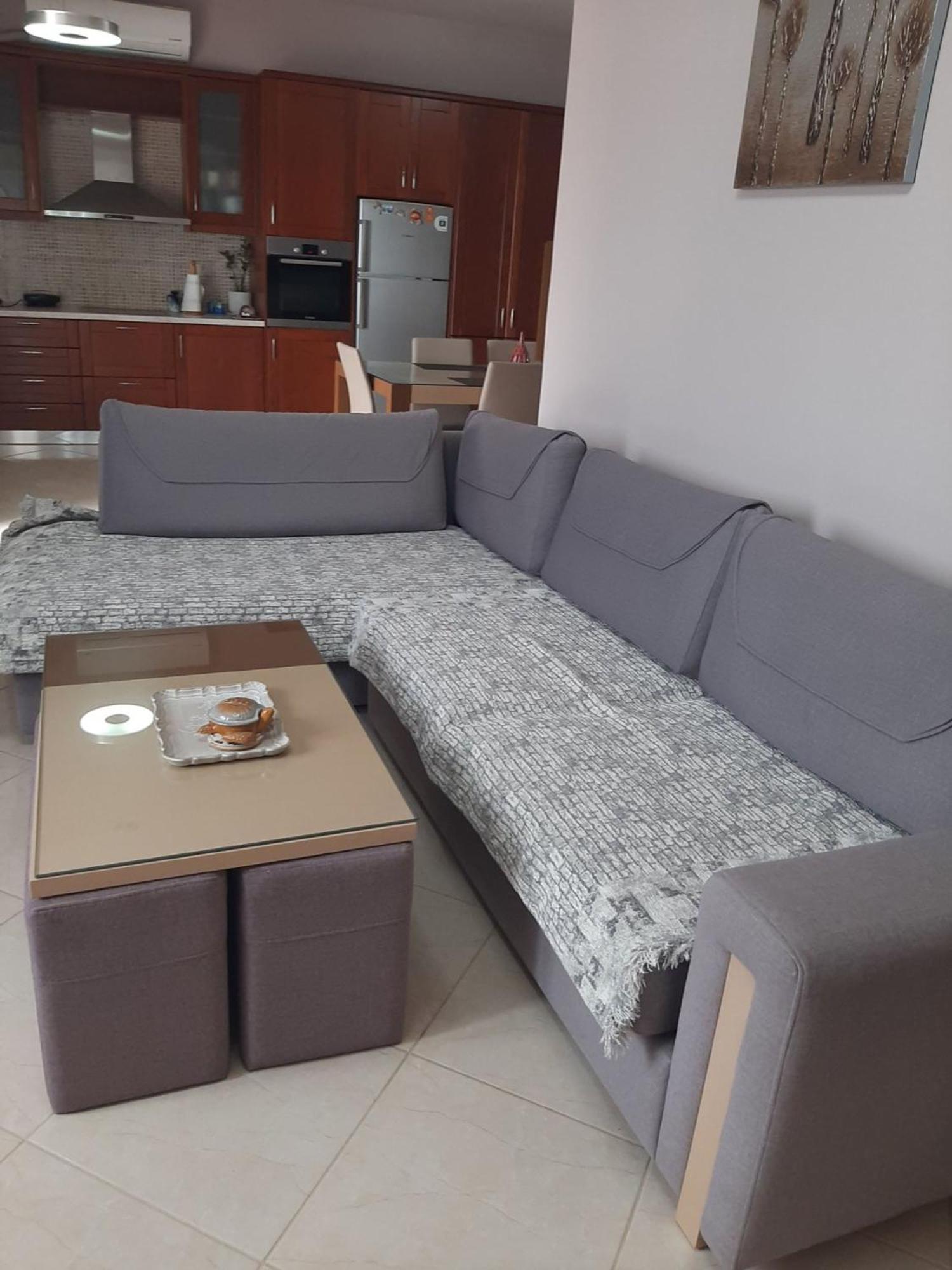 Comfy Beachfront Litinas Casa With Seaview 干尼亞 外观 照片